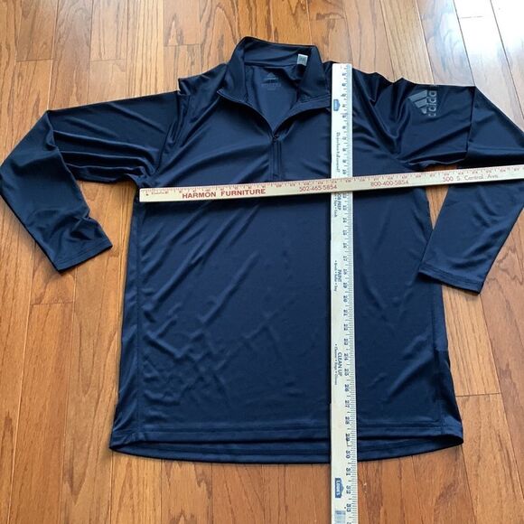 Adidas navy blue Freelift Climalite long sleeve shirt - Picture 5 of 7